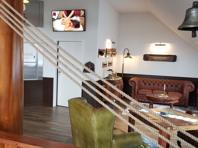 Kapitäns Lounge im BadeWerk Neuharlingersiel