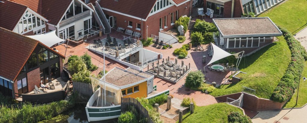 Sauna-Landschaft des BadeWerk Neuharlingersiel