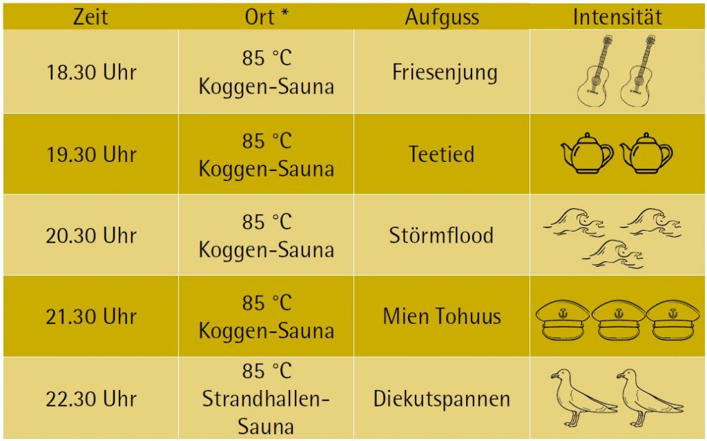 Aufgussplan Mitternachts-Sauna Juli 2026 Aufgussplan Mitternachts-Sauna Juli 2026